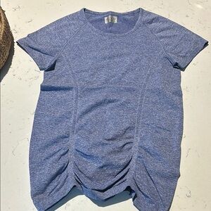 Blue Short Sleeve Top